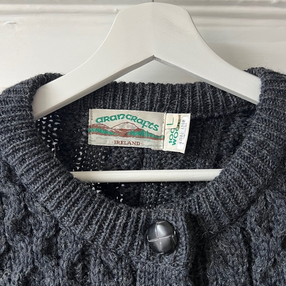 Arancrafts 100% Wool Cardigan - Picture 2 of 5